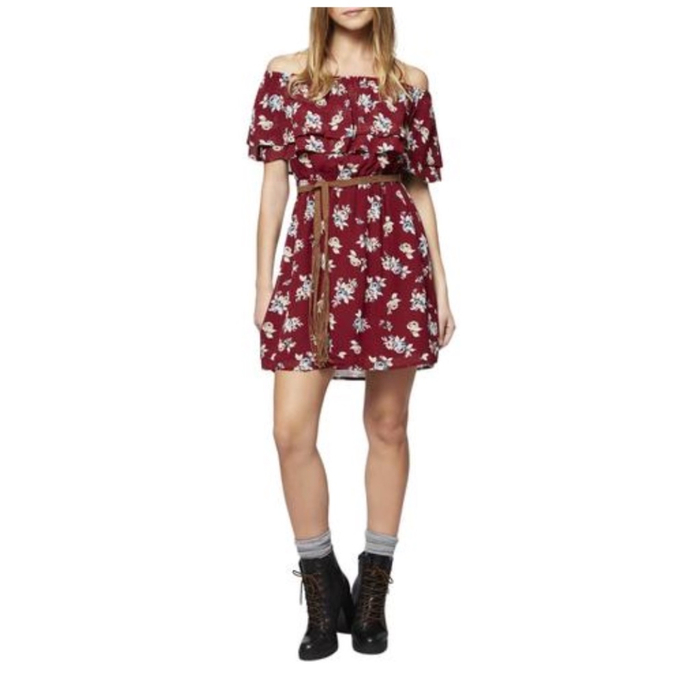 🌼SANCTUARY Skylar Off Shoulder Dress NWT, L - Picture 2 of 8
